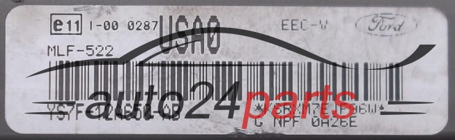 Calculateur Moteur FORD COUGAR VISTEON YS7F-12A650-AB YS7F12A650AB USAO MLF-522