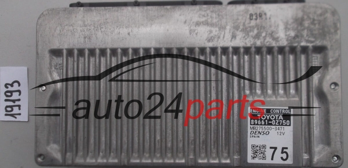 KOMPUTER STEROWNIK SILNIKA TOYOTA AURIS 1.8 89661-0Z750, 896610Z750, MB275500-3471, MB2755003471