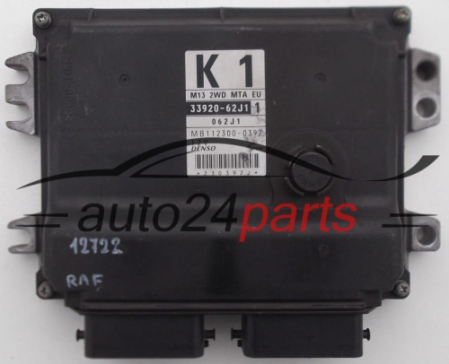 KOMPUTER STEROWNIK SILNIKA SUZUKI SWIFT 1.3 1.5 DENSO  MB1123000392, 3392062J1