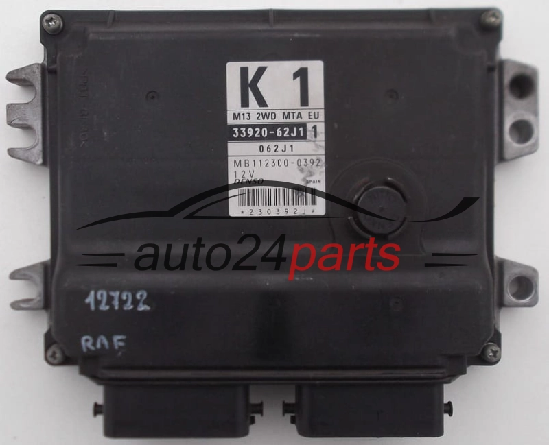 KOMPUTER STEROWNIK SILNIKA SUZUKI SWIFT 1.3 1.5 DENSO  MB1123000392, 3392062J1