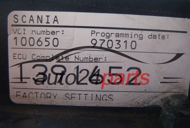 ECU CENTRALITA DE MOTOR SCANIA 1365632,  VCI100650