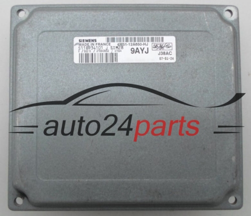 Calculateur Moteur FORD FIESTA 1.6 SIEMENS S118934101 J, FoMoCo 4M51-12A650-HJ
