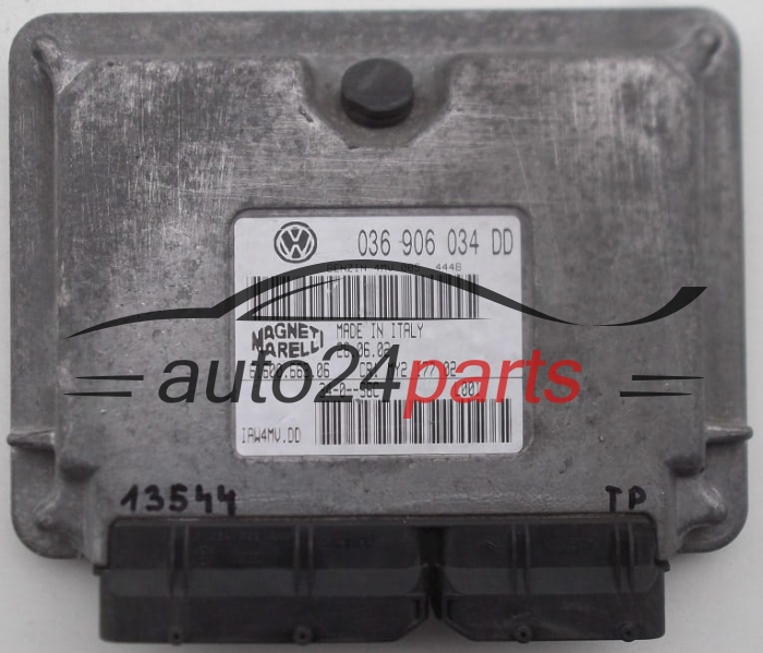 MOTORSTEUERGERÄT ECU STEUERGERÄT  VOLKSWAGEN POLO SEAT IBIZA LEON 1.4 16V MAGNETI MARELLI IAW 4MV.DD,  036 906 034 DD, 61600.663.06