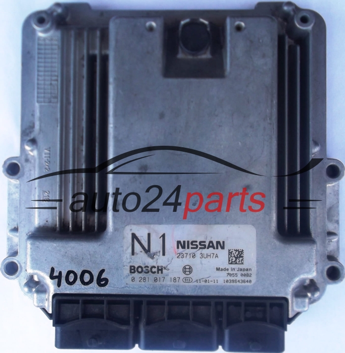 ECU CENTRALITA DE MOTOR  NISSAN BOSCH 0 281 017 187, 23710 3UH7A