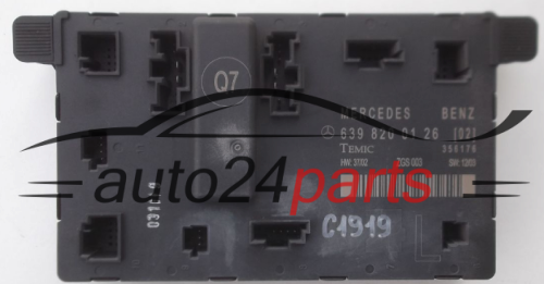 STEROWNIK MODUL DRZWI MERCEDES W639 VITO TEMIC 356176, 639 820 01 26 (02), 6398200126