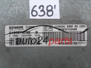 STEROWNIK SKRZYNI AUTOMATYCZNEJ CITROEN PEUGEOT S120216002B, HW 9640922780, SW 9652762680