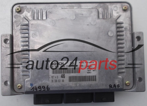 MOTORSTEUERGERÄT ECU STEUERGERÄT  PEUGEOT 607 BOSCH 0 261 206 742,  96 398 631 80