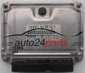 KOMPUTER STEROWNIK SILNIKA AUDI S3 1.8 T BOSCH 0261 206 796, 0261206796, 8L0 906 018 N, 8L0906018N, 26SA000, BENZIN 0001 - 