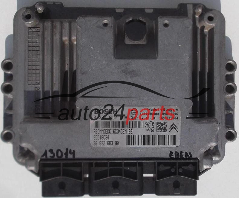  KOMPUTER STEROWNIK SILNIKA CITROEN XSARA PICASSO 1.6 HDI