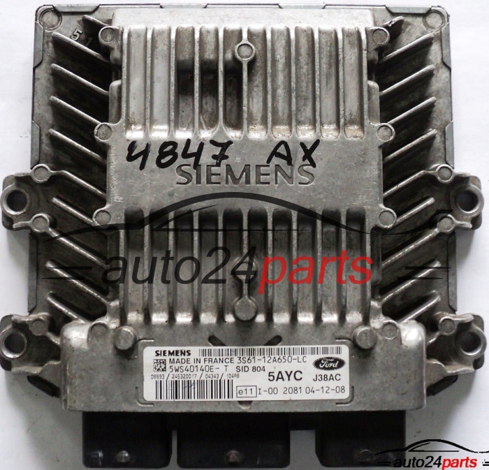 MOTORSTEUERGERÄT ECU STEUERGERAT FORD FIESTA 1.4 TDCI