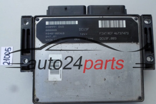KOMPUTER STEROWNIK SILNIKA FIAT DOBLO 1.9 D LUCAS R04010036B, 46737473, DCU3F.003