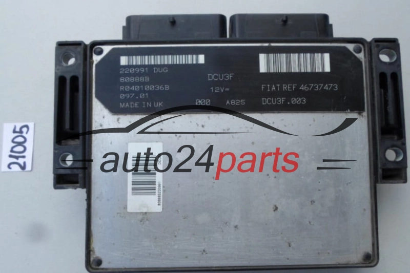 KOMPUTER STEROWNIK SILNIKA FIAT DOBLO 1.9 D LUCAS R04010036B, 46737473, DCU3F.003
