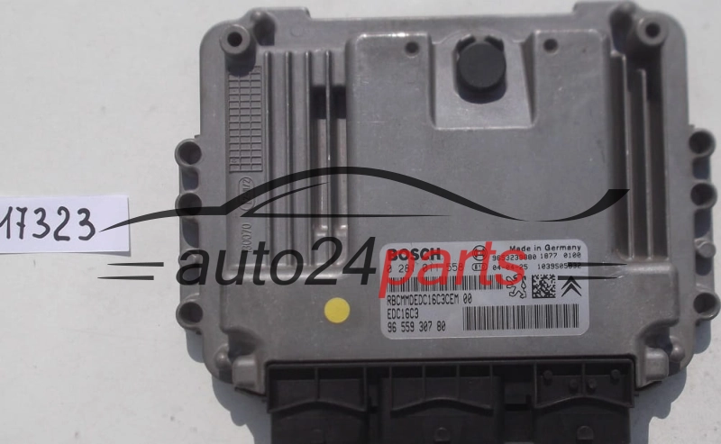 KOMPUTER STEROWNIK SILNIKA PEUGEOT 407 1.6 HDI BOSCH 0 281 011 558, 0281011558, 9653239880, 1039505832, 96 559 307 80