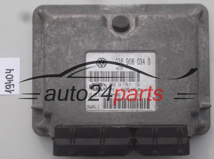 KOMPUTER STEROWNIK SILNIKA VOLKSWAGEN POLO MAGNETI MARELLI IAW 4MV.S, IAW4MVS, 036 906 034 S, 036906034S, 61600.645.04, 6160064504