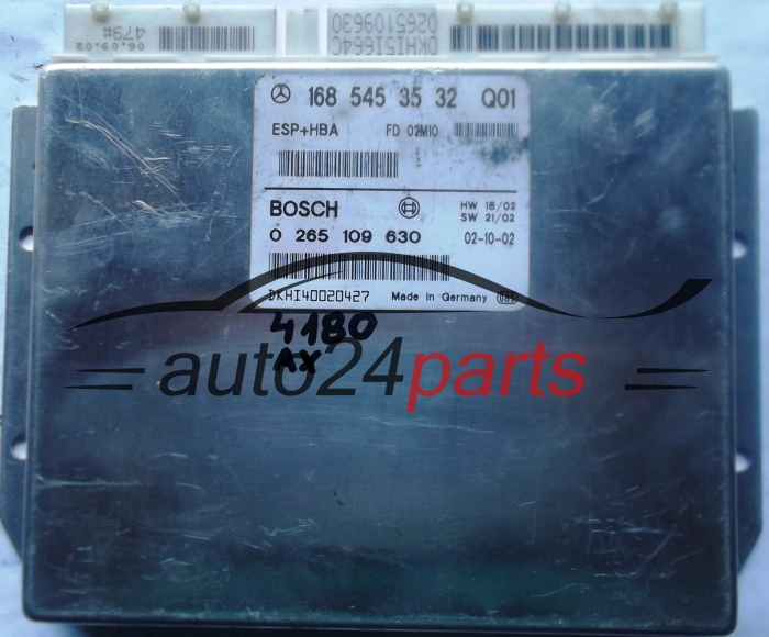 CALCULATEUR ABS ESP+HBA MERCEDES W168 A1685453532