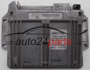 Calculateur Moteur RENAULT TWINGO 1.2 Sagem 21652596-4, 216525964, 7700112875, HOM 7700105560