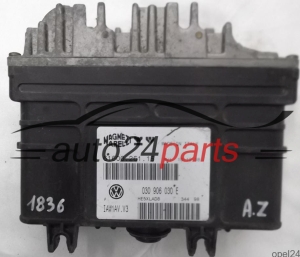CALCULATEUR MOTEUR VW VOLKSWAGEN POLO 1.6 AFH, AEE 030906030E, 030 906 030 E, 61600.261.15, IAW1AVV3, IAW1AV.V3 