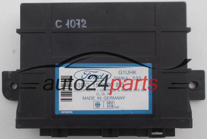 CENTRALKA MODUL STEROWNIK KOMFORTU FORD MONDEO SIEMENS 5WK4 532