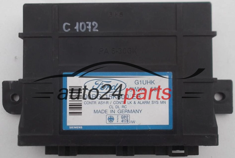 CENTRALKA MODUL STEROWNIK KOMFORTU FORD MONDEO SIEMENS 5WK4 532