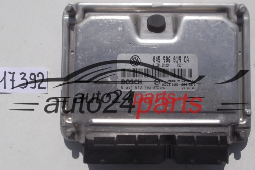 ECU CENTRALITA DE MOTOR VOLKSWAGEN POLO 1.4 TDI BOSCH 0 281 012 195, 0281012195, 045 906 019 CA, 045906019CA