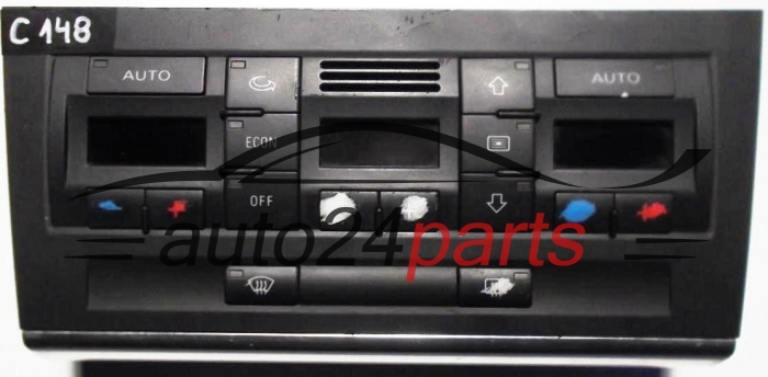 PANEL OGRZEWANIA STEROWNIK NAWIEWU REGULATOR KLIMATRONIK AUDI A4 S4 RS4 8E0 820 043 H, 8E0820043H