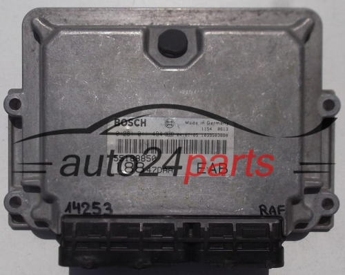 KOMPUTER STEROWNIK SILNIKA FIAT PUNTO STILO BOSCH 0 281 011 494, 0281011494, 55188850, 18847DAA - 14253, 14106