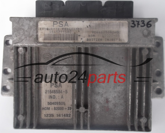 calculateur moteur pour peugeot 206 1.4