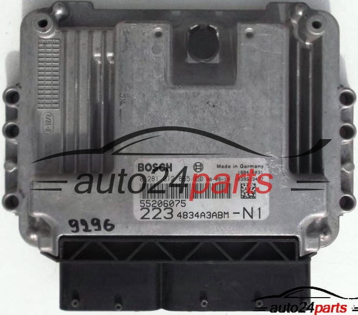 MOTORSTEUERGERÄT ECU STEUERGERAT FIAT DOBLO 1.9 JTD, BOSCH 0 281 012 865, 0281012865, 55206075, 223 4834A3ABM-N1