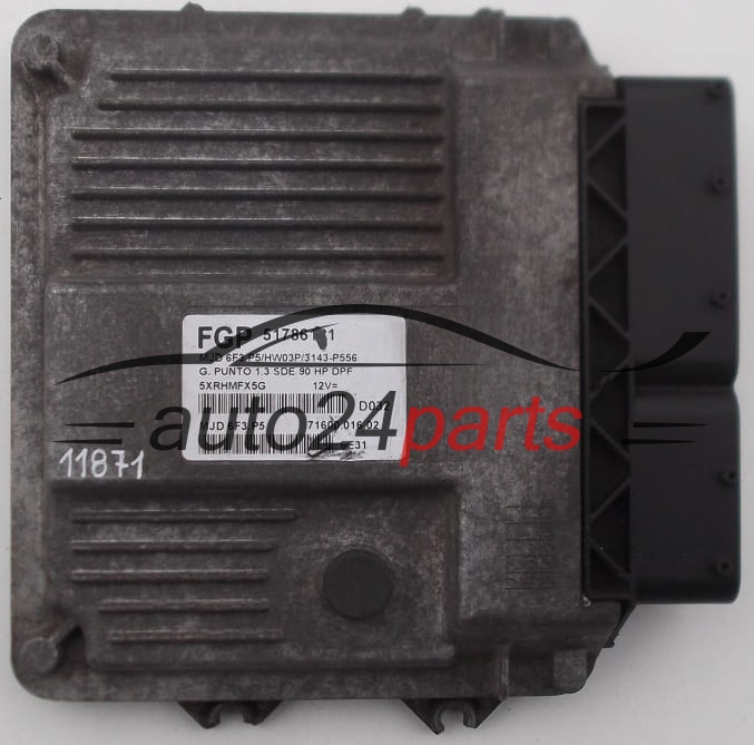 calculateur moteur pour fiat panda 1.3 jtd