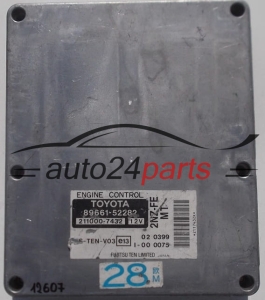 CALCULATEUR MOTEUR TOYOTA YARIS VERSO FUJITSU 211000-7432, 2110007432, 89661-52282, 8966152282,  2NZ-FE 