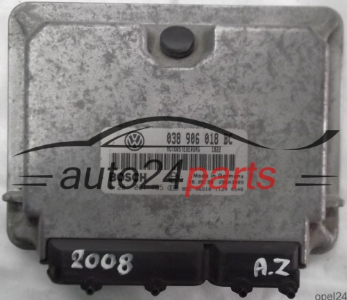 ECU CENTRALITA DE MOTOR SKODA OCTAVIA 1.9 TDI 038906018BC, 038 906 018 BC, BOSCH 0 281 001 755, 0281001755