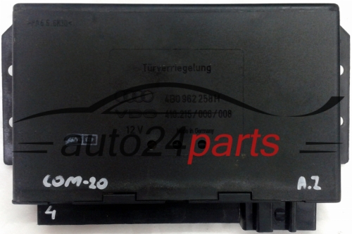CENTRALITA DE CONFORT TÜRVERRIEGELUNG 4B0962258H, 4B0 962 258H, 410.215/006/008 AUDI A6 S6
