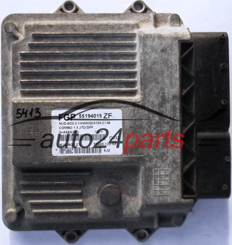 ECU CENTRALITA DE MOTOR OPEL CHEVROLET HOLDEN VAUXHALL COMBO 1.3 CDTI Z13DT 55194015 ZF MJD6O3C1, MJD6O3.C1, MJD603.C1, MJD 6O2.C1