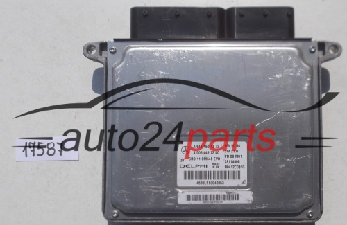 KOMPUTER STEROWNIK SILNIKA MERCEDES W204 C220 CDI DELPHI R0412C031G, 28114600, A6461504372, A 646 150 43 72, A0054467240, A 005 446 72 40, CRD.11 0M646 EVO