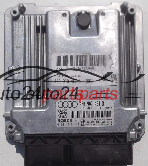 ECU CENTRALITA DE MOTOR AUDI A6 3.0 TDI BOSCH 0 281 013 173, 0281013173, 4F0 907 401 B,  4F0 910 402 N