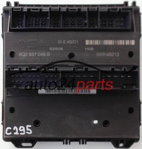CONFORT MODULE BORDNETZSTEUERGERÄT SEAT SKODA VOLKSWAGEN SIEMENS 5WK48213, 6Q2937049B, 6Q2 937 049 B