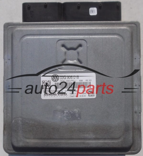 MOTORSTEUERGERÄT ECU STEUERGERÄT VOLKSWAGEN PASSAT 2.0 TDI SIEMENS VDO 5WP45500 AH, 5WP45500AH, 03G 906 018, 03G906018, DIESEL SIMOS PPD1.1