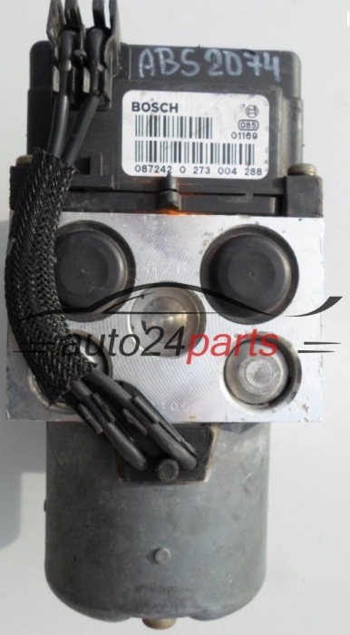 POMPE HYDRAULIQUE ET CALCULATEUR d'ABS FIAT SEICENTO BOSCH  0 273 004 288