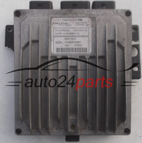 CALCULATEUR MOTEUR RENAULT CLIO 1.5 DCI Delphi R0410C017B, 8200176975, HOM 8200129063 