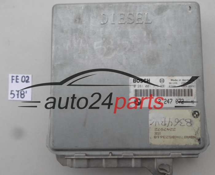 CENTRALITA DE MOTOR BMW 5 E39 525 TDS BOSCH 0281001373, 0 281 001 373, 2247072