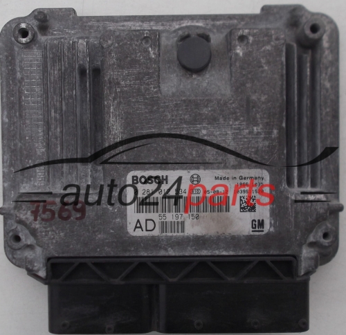 MOTORSTEUERGERÄT ECU STEUERGERAT OPEL VECTRA SIGNUM BOSCH 0 281 012 534, 0281012534, 55 197 150, 55197150, 1039S11520