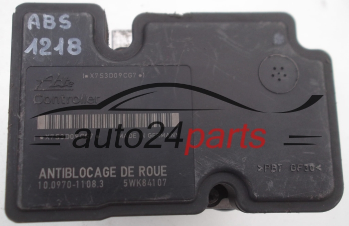 POMPE 
dABS CITROEN PEUGEOT 96 514 120 80, 9651412080, ATE 10.0207-0011.4, 10020700114, 10.0970-1108.3, 10097011083, 5WK84107