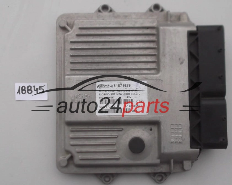  KOMPUTER STEROWNIK SILNIKA FIAT 1.3 MULTIJET 51871689, MJD 6F3.HA, MJD6F3HA