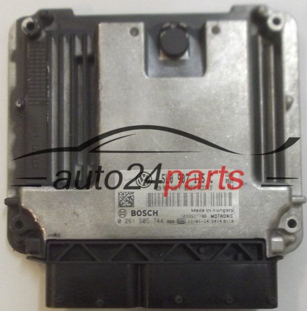 MOTORSTEUERGERÄT ECU STEUERGERÄT SKODA YETI 1.8 TSI BOSCH 0 261 S05 744, 5L0 907 115 C