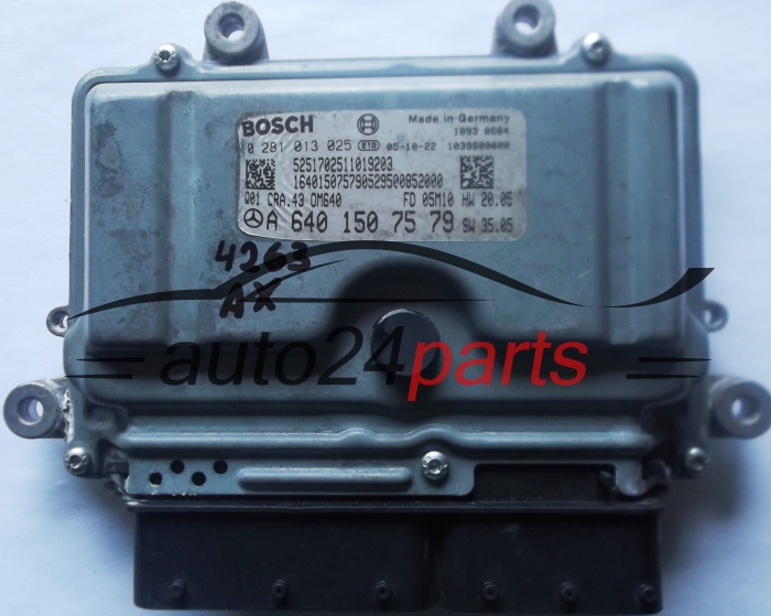 calculateur moteur pour mercedes w169 a160 cdi