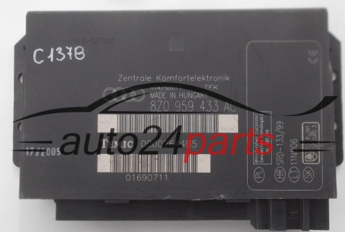 KOMFORTSTEUERGERÄT  AUDI TEMIC 00002644B5, 8Z0 959 433 AC