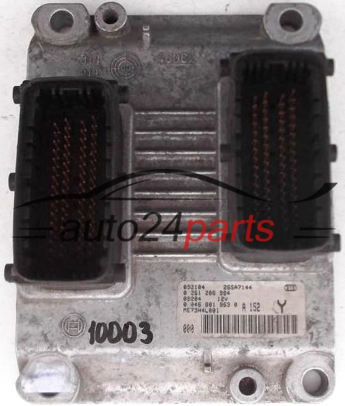KOMPUTER STEROWNIK SILNIKA LANCIA YPSILON 1.2 BOSCH 0 261 206 984