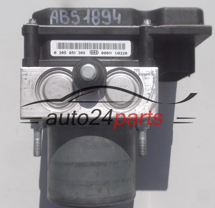 ABS POMPA I STEROWNIK CITROEN PEUGEOT 2.0 HDI BOSCH  0 265 951 365