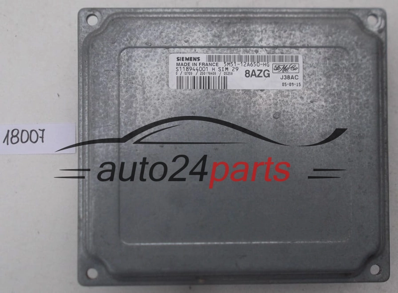 KOMPUTER STEROWNIK SILNIKA FORD FOCUS 1.6 16V SIEMENS S118944001 H