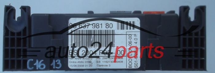 Steuergerät Modul BSI  CITROEN PEUGEOT 96 637 981 80